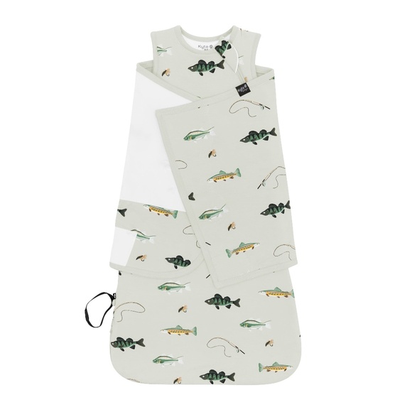 Kyte Baby Sleep Bag Swaddler in Fishing 1.0 Size XSFishing / XS - Picture 1 of 3
